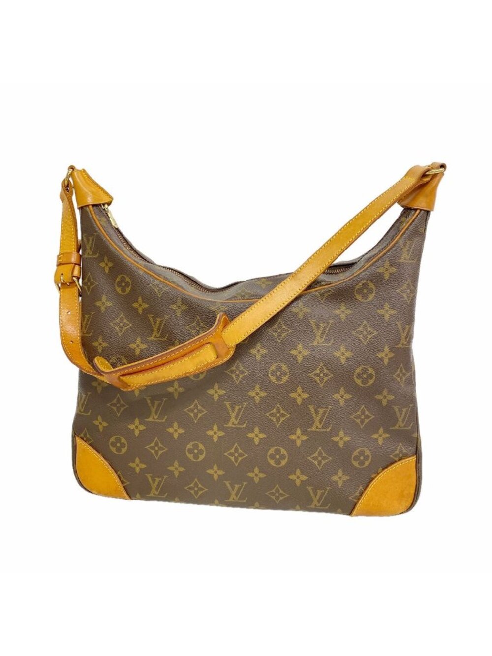 Louis Vuitton Shoulder Bag Monogram Boulogne 35 Brown